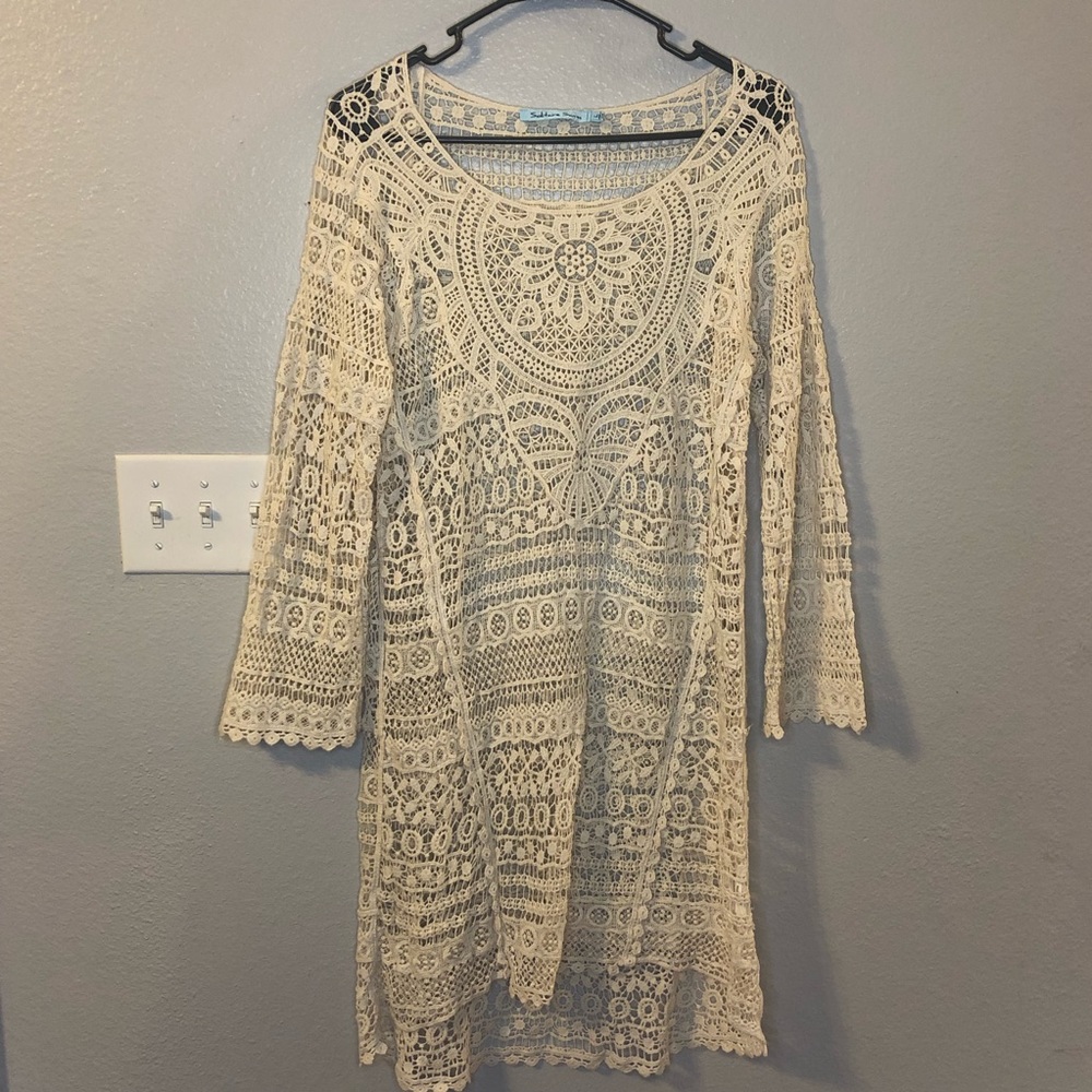 Solitaire Swim Crochet Coverup - Picture 3 of 8